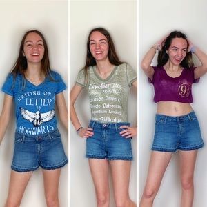 Harry Potter t shirts graphics v neck